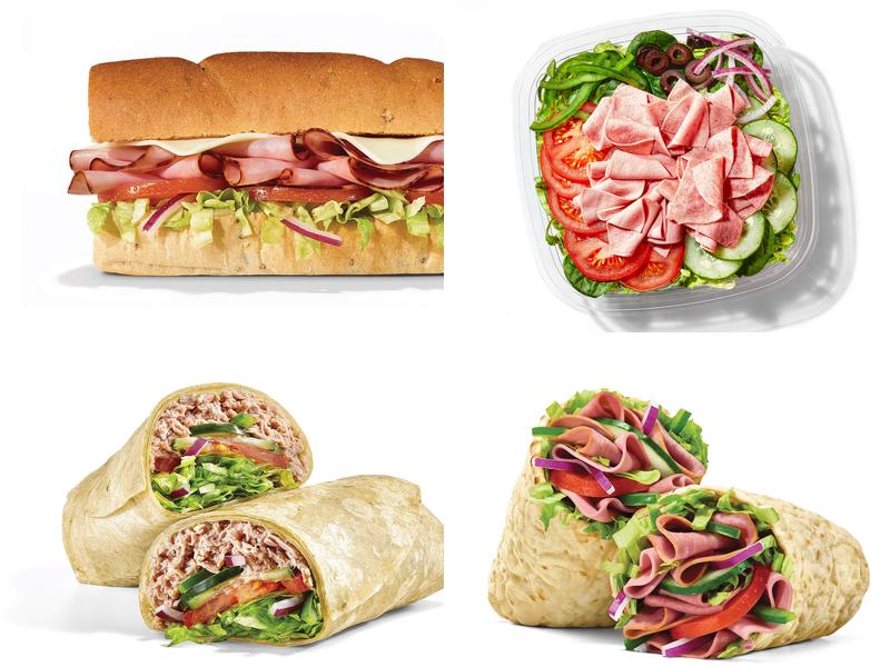 Subway Menu