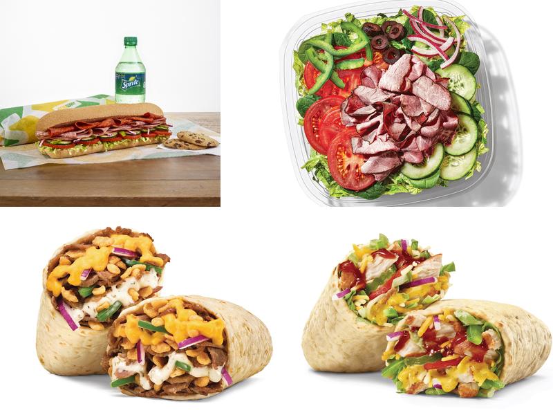 Subway Menu