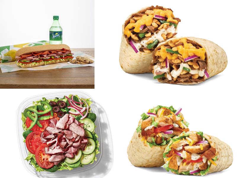 Subway Menu