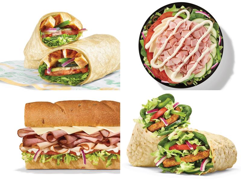 Subway Menu