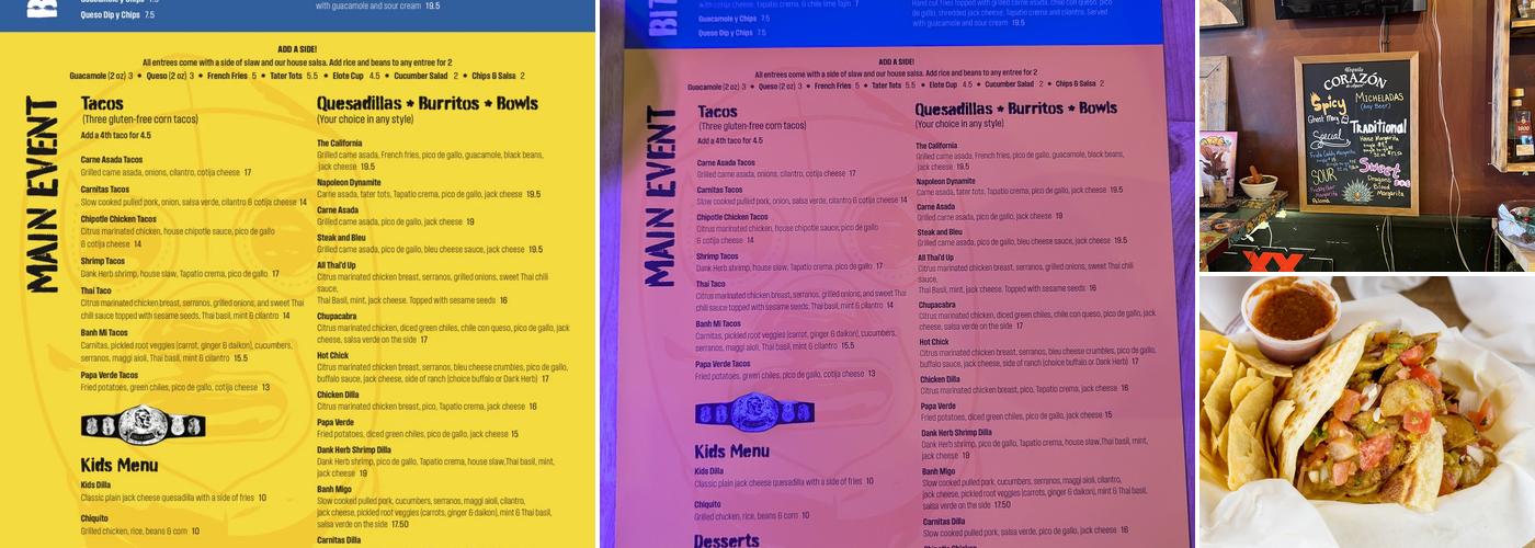 Dilla Libre Uno Menu