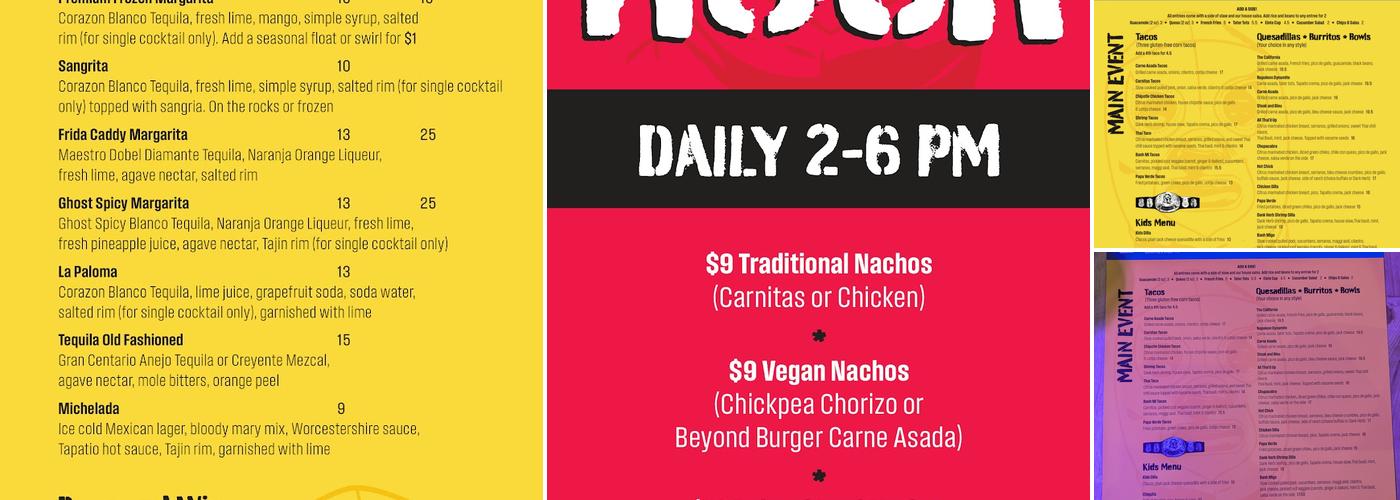 Dilla Libre Uno Menu