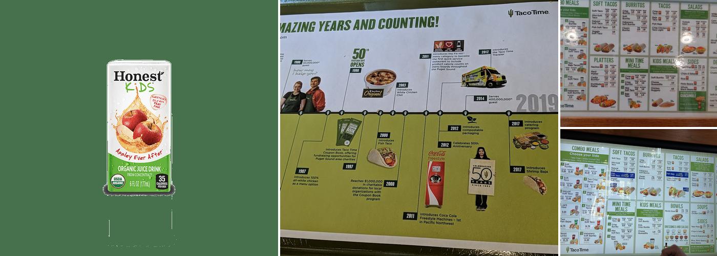 Taco Time NW Menu