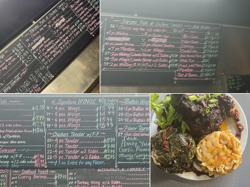 Vasachy's Restaurant and Catering Menu