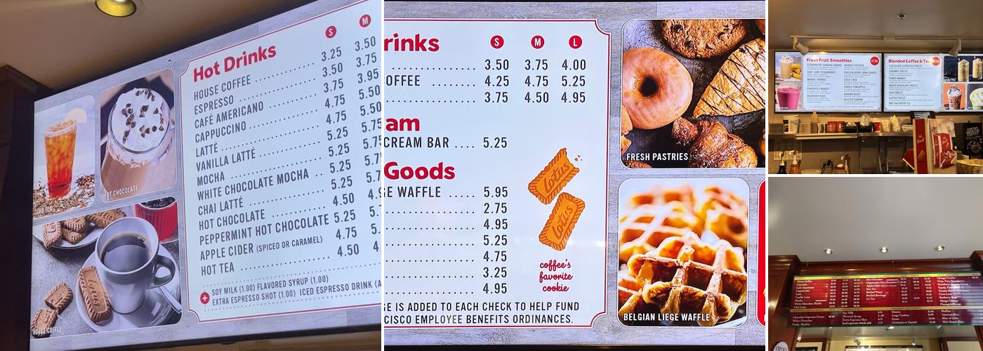 Biscoff Coffee Corner Menu