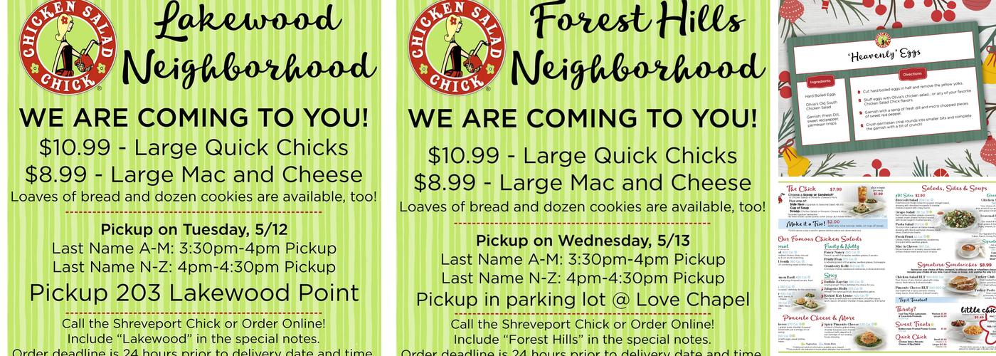 Chicken Salad Chick Menu