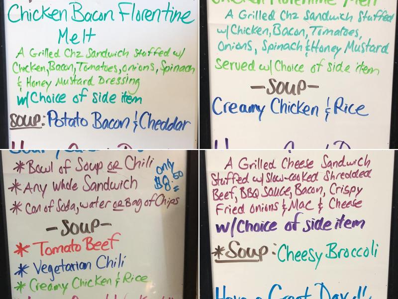 First Class Cafe Menu