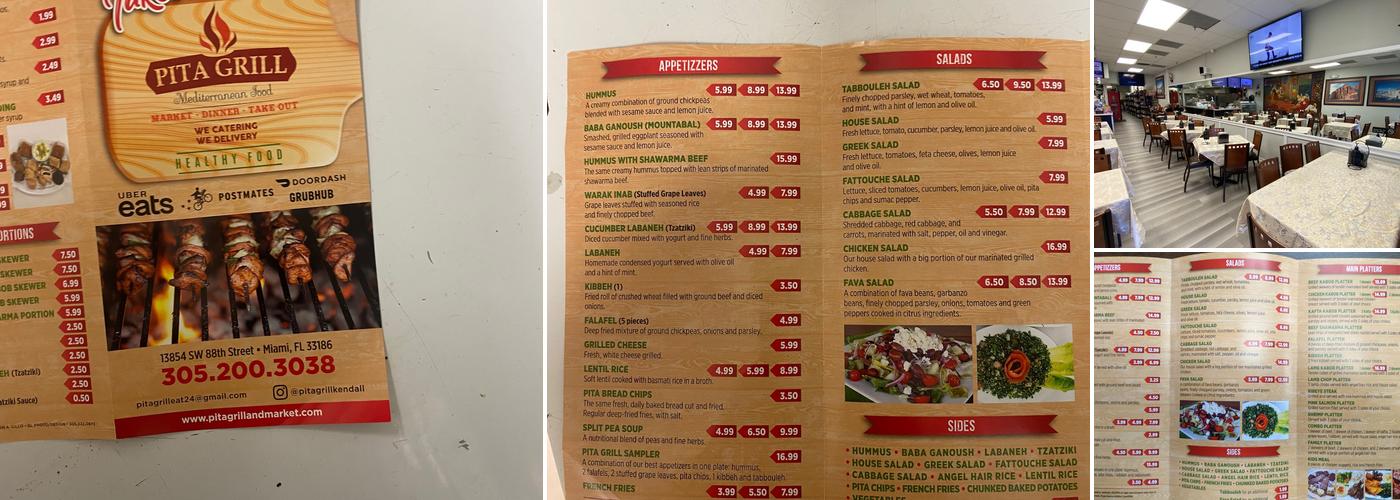 Pita Grill & Market Menu