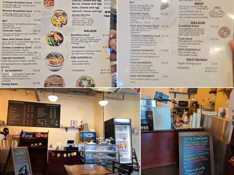 The Dream Bakery Menu