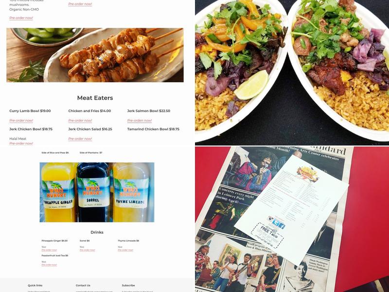 Who's Hungry Caribbean & Catering Menu