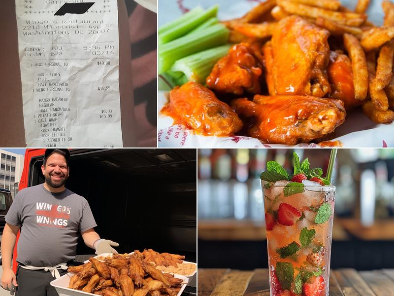 Wingo's Glover Park Menu