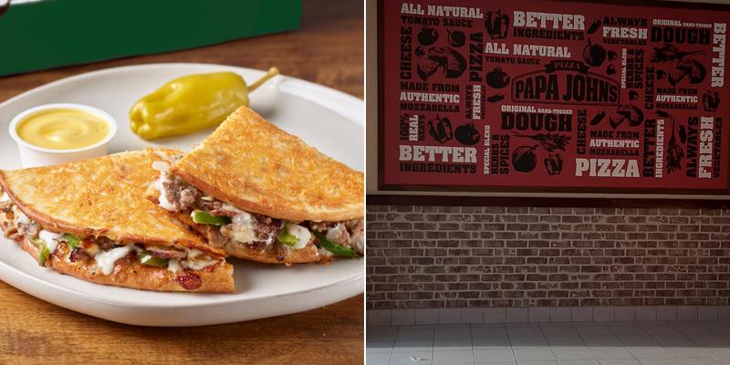 Papa Johns Pizza Menu