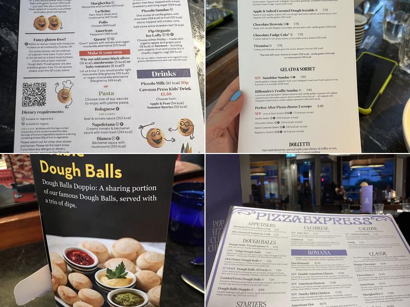 Pizza Express Menu