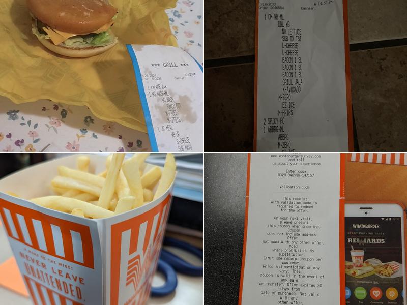 Whataburger Menu