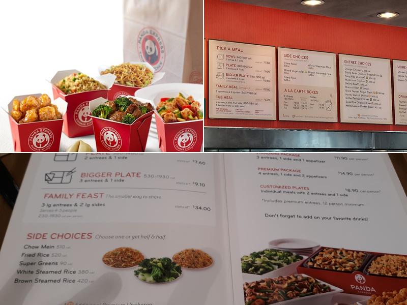 Panda Express Menu