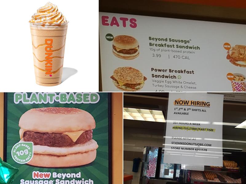 Dunkin' Menu