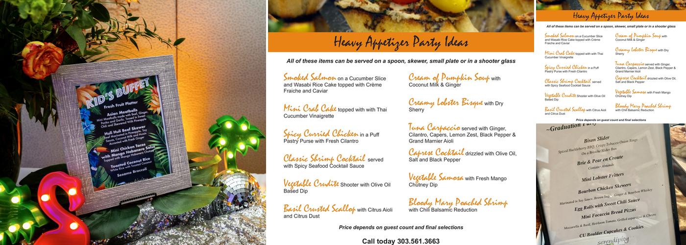 Serendipity Catering Menu