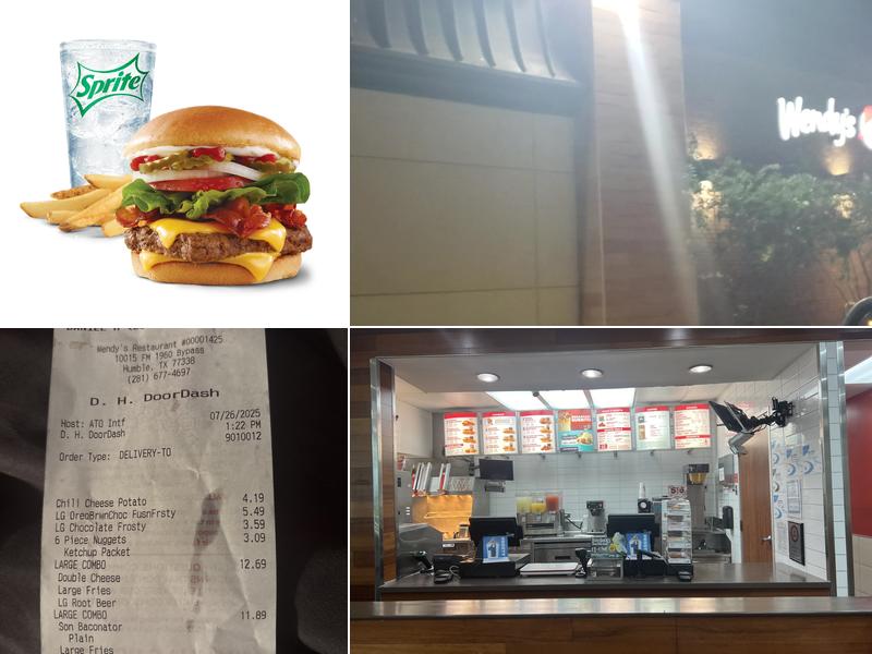 Wendy's Menu