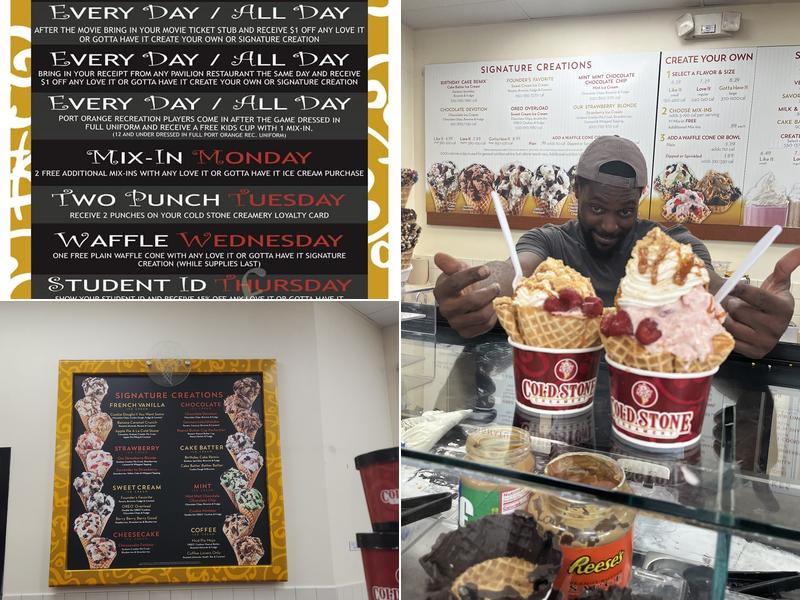 Cold Stone Creamery Menu