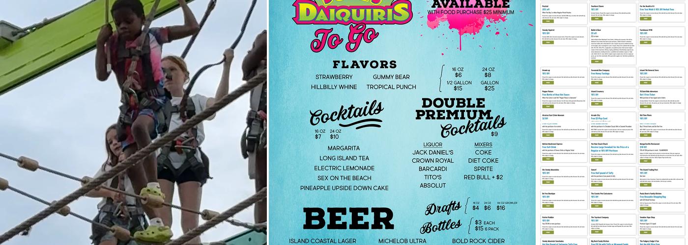 Dude's Daiquiris Menu