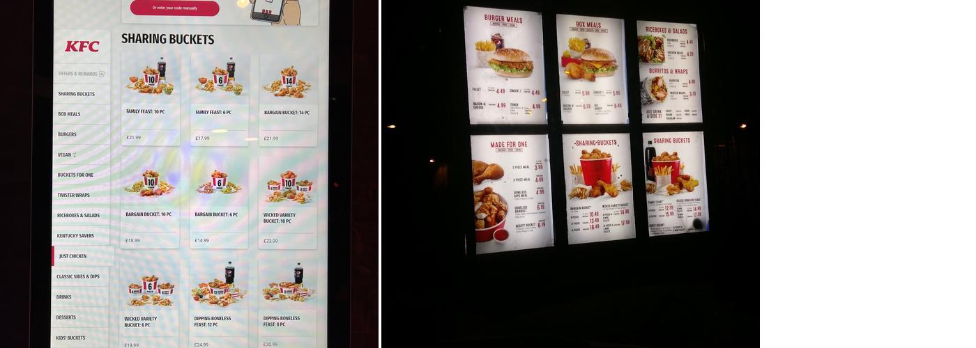 KFC Belfast - Shankill Road Menu