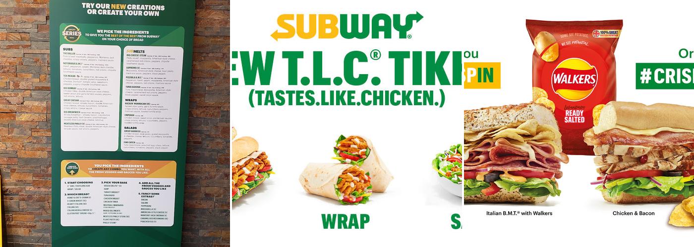 Subway Menu