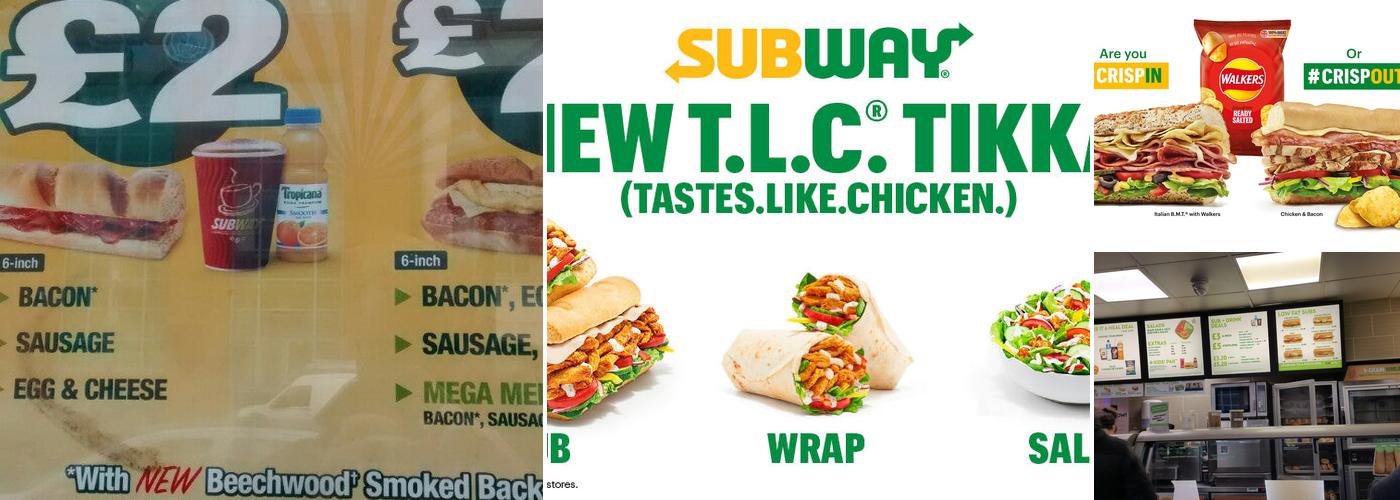 Subway Menu