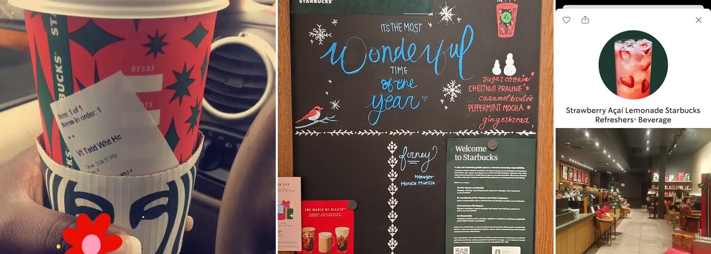 Starbucks Menu