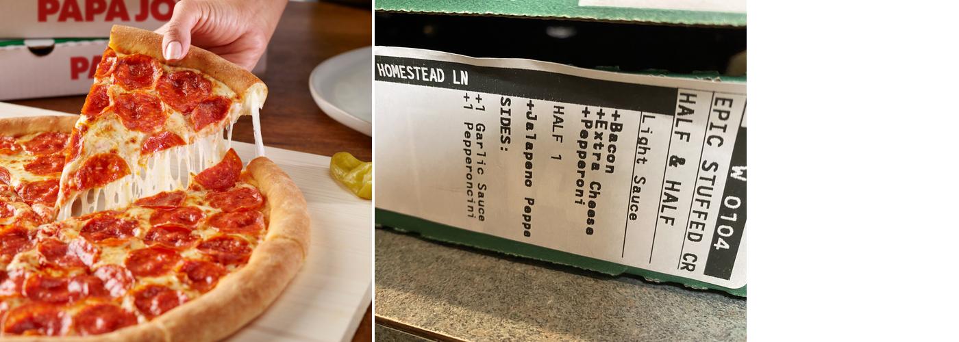 Papa Johns Pizza Menu