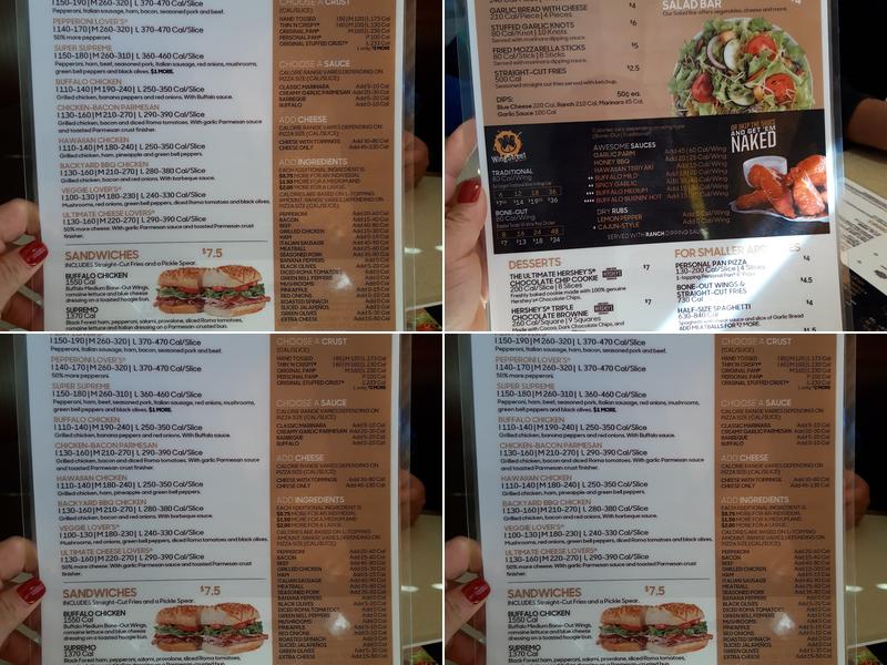 Pizza Hut Menu