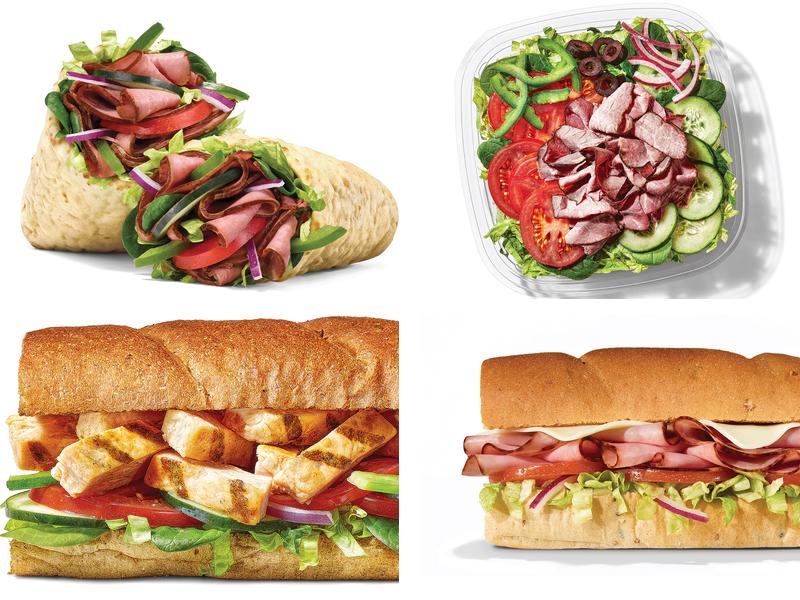Subway Menu