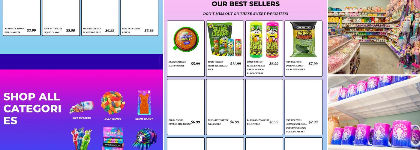 Sugar Life Ice Cream & Candy Menu