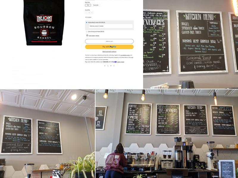 The Joint Coffee Co. Menu