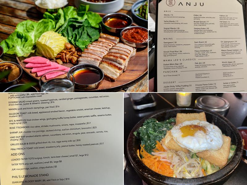 ANJU Menu