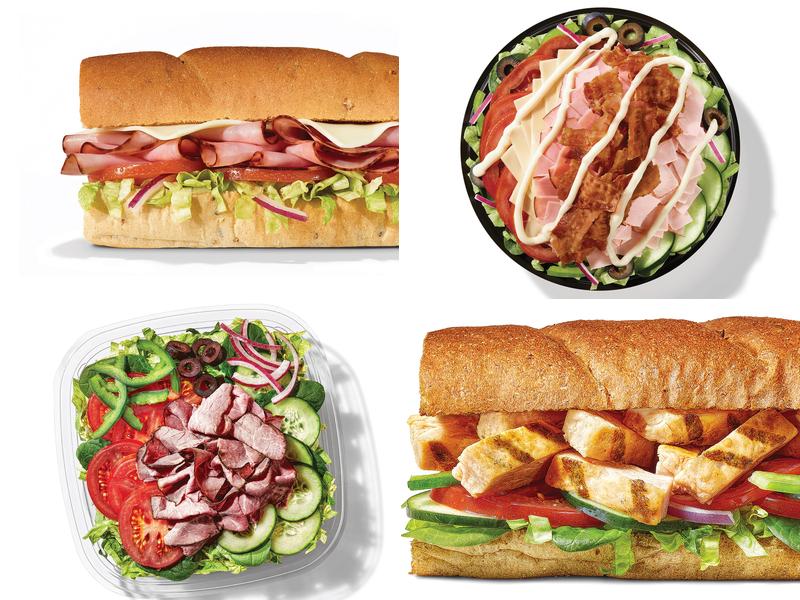 Subway Menu