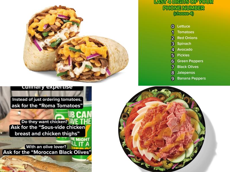 Subway Menu