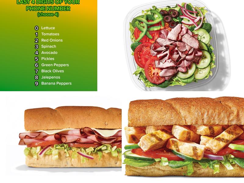 Subway Menu