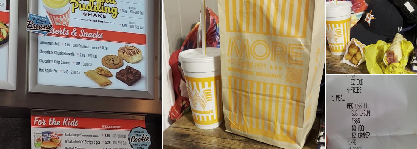 Whataburger Menu