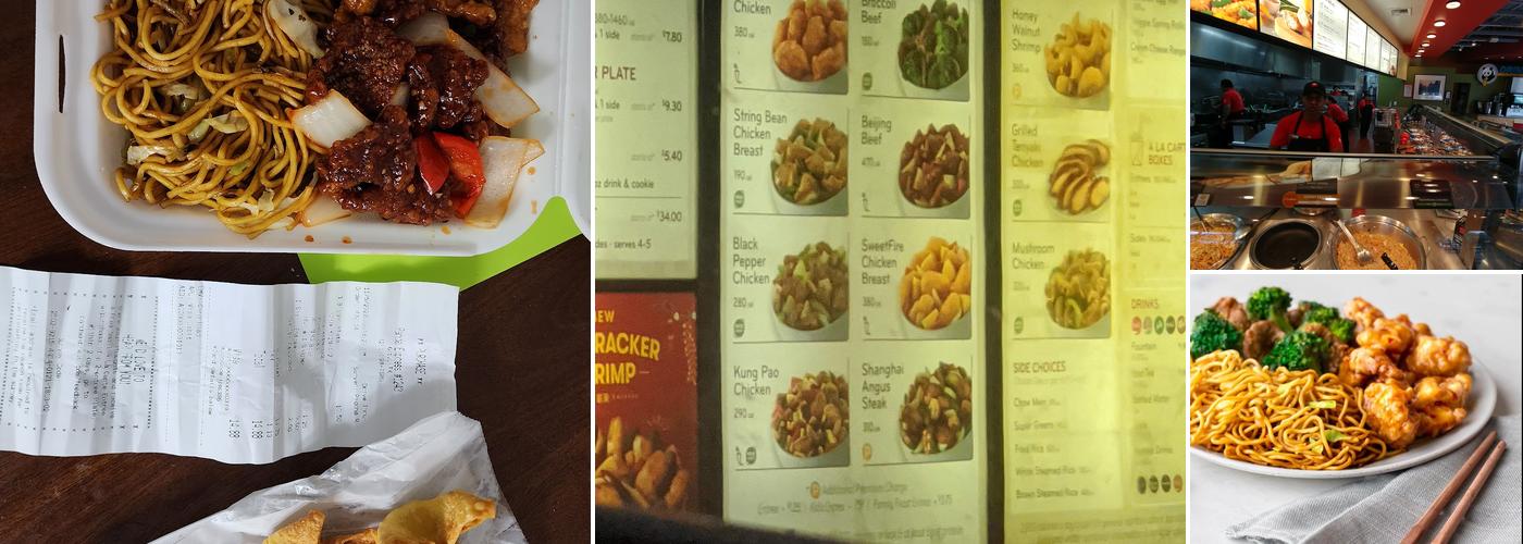 Panda Express Menu