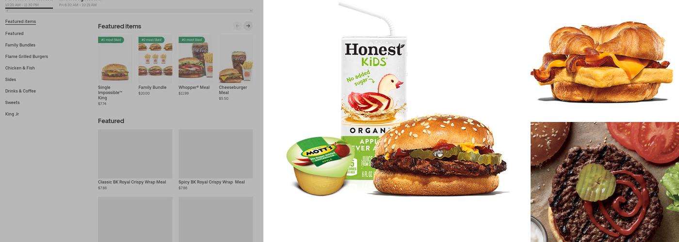 Burger King Menu