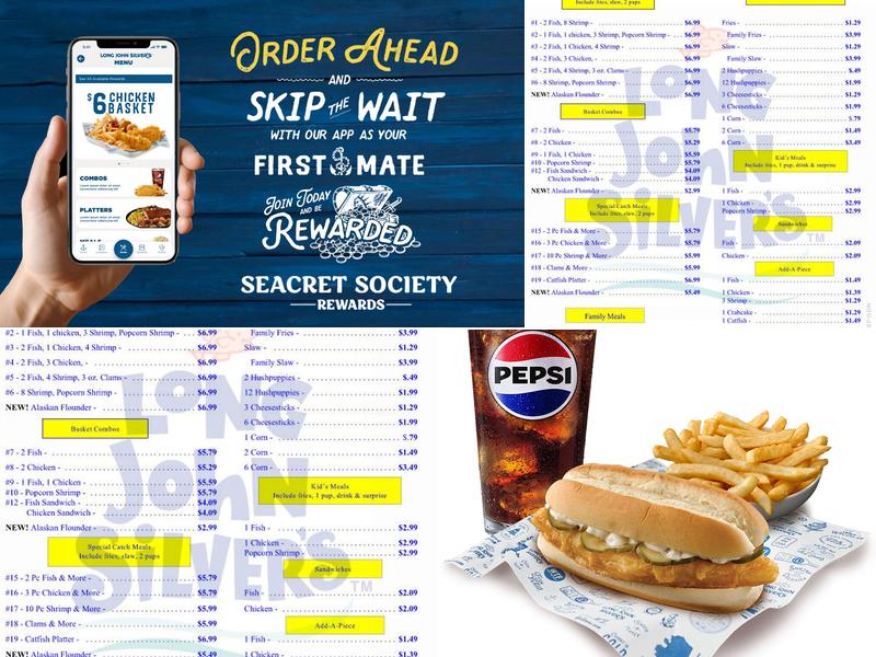 Long John Silver's | KFC Menu