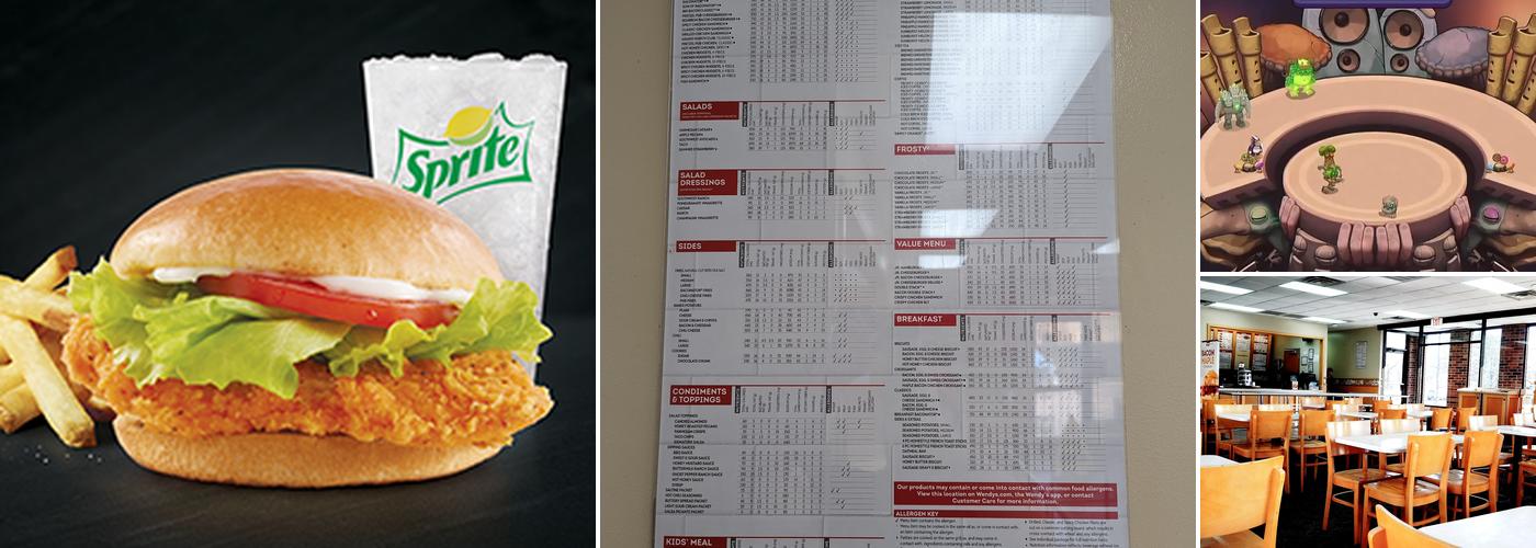 Wendy's Menu