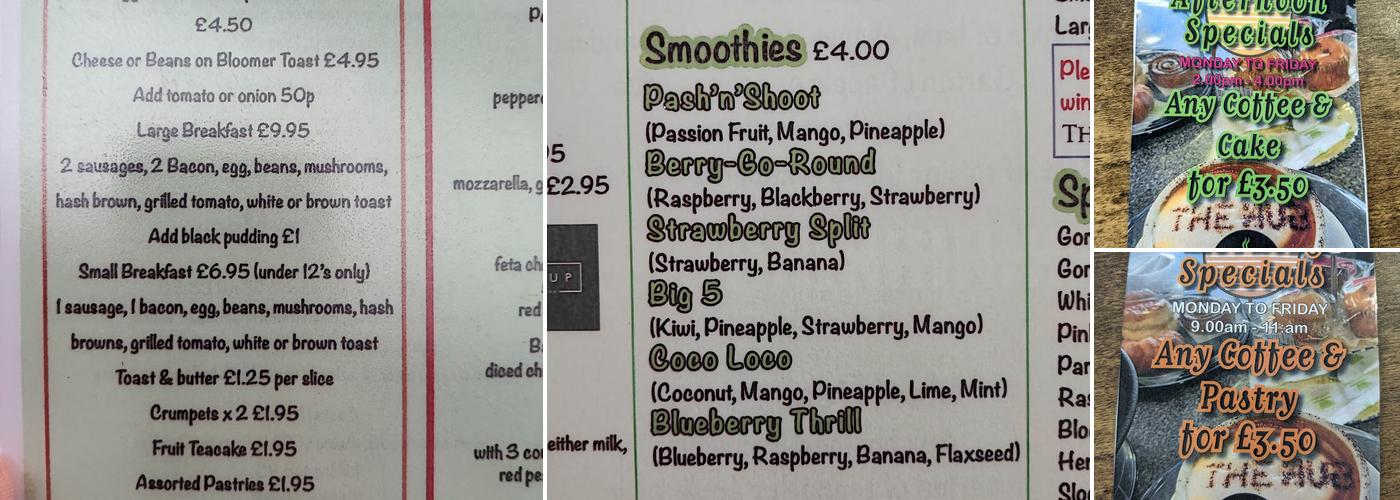 Cappuccino @ The Hub Buckshaw Menu