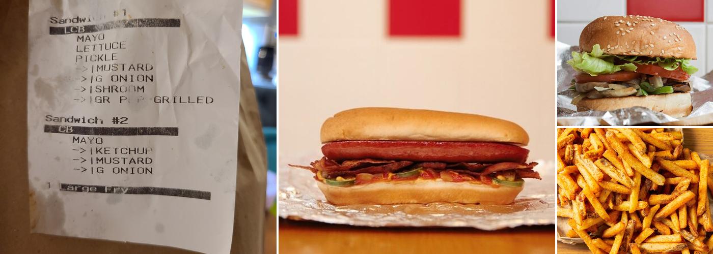 Five Guys Menu
