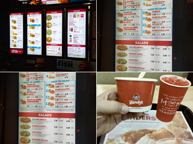 Wendy's Menu
