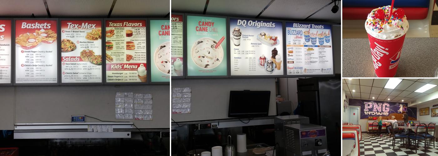 Dairy Queen Menu