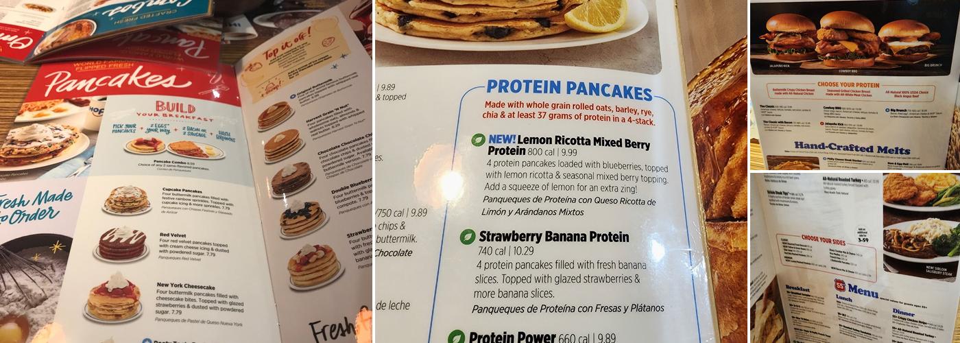 IHOP Menu