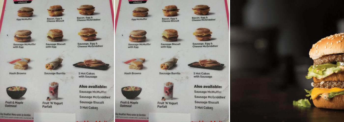 McDonald's Menu