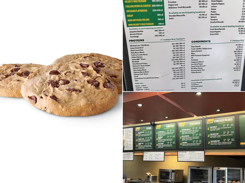 Subway Menu
