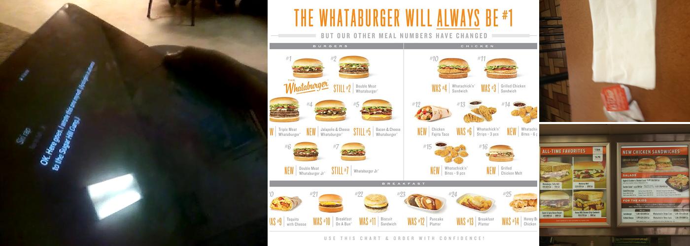 Whataburger Menu